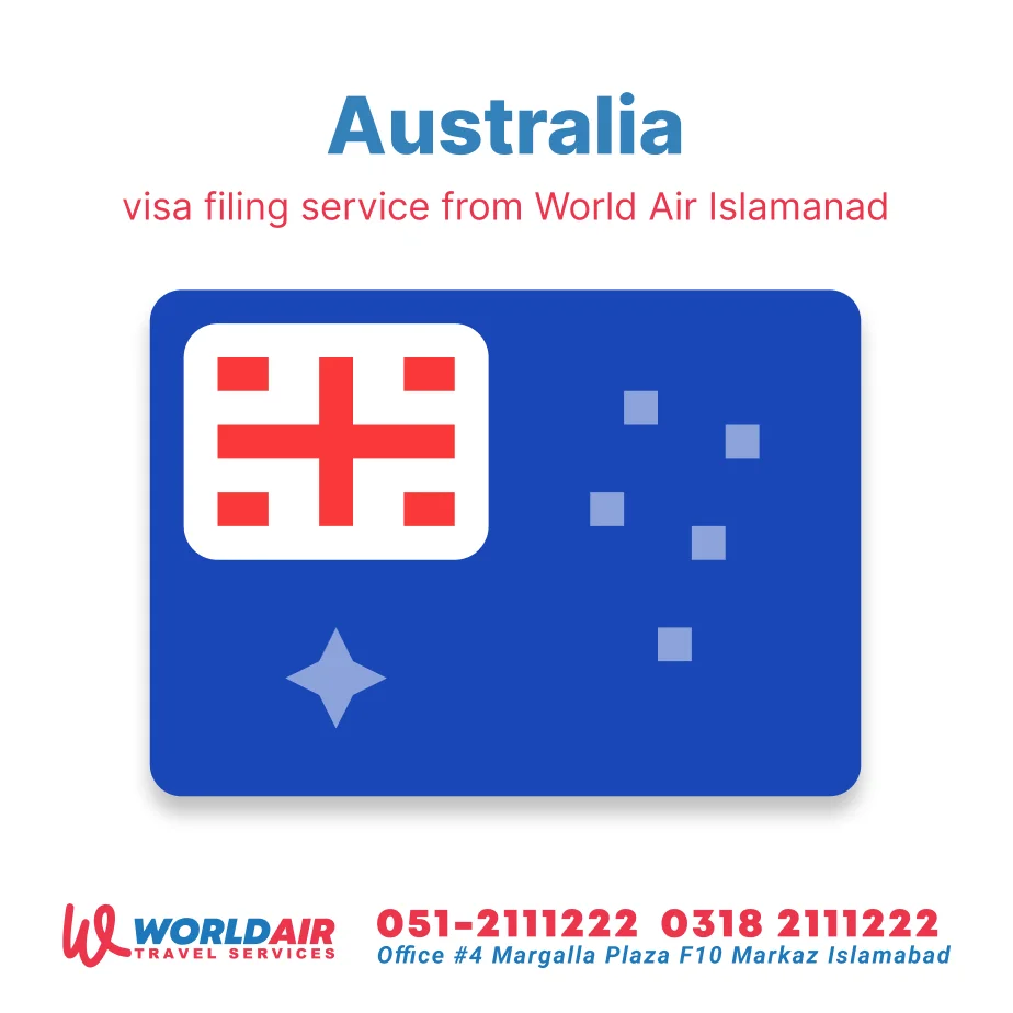 Australia Visit Visa Filing by world air travel services