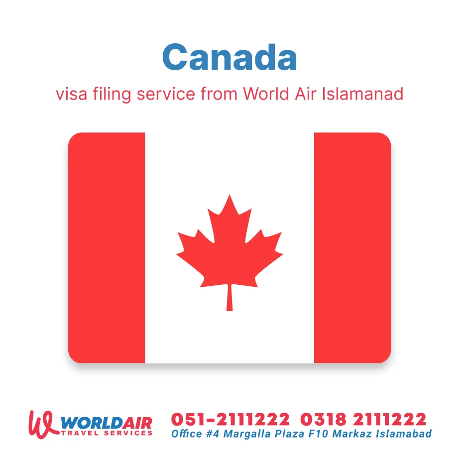 Canada Visit Visa Filing by world air travel Services