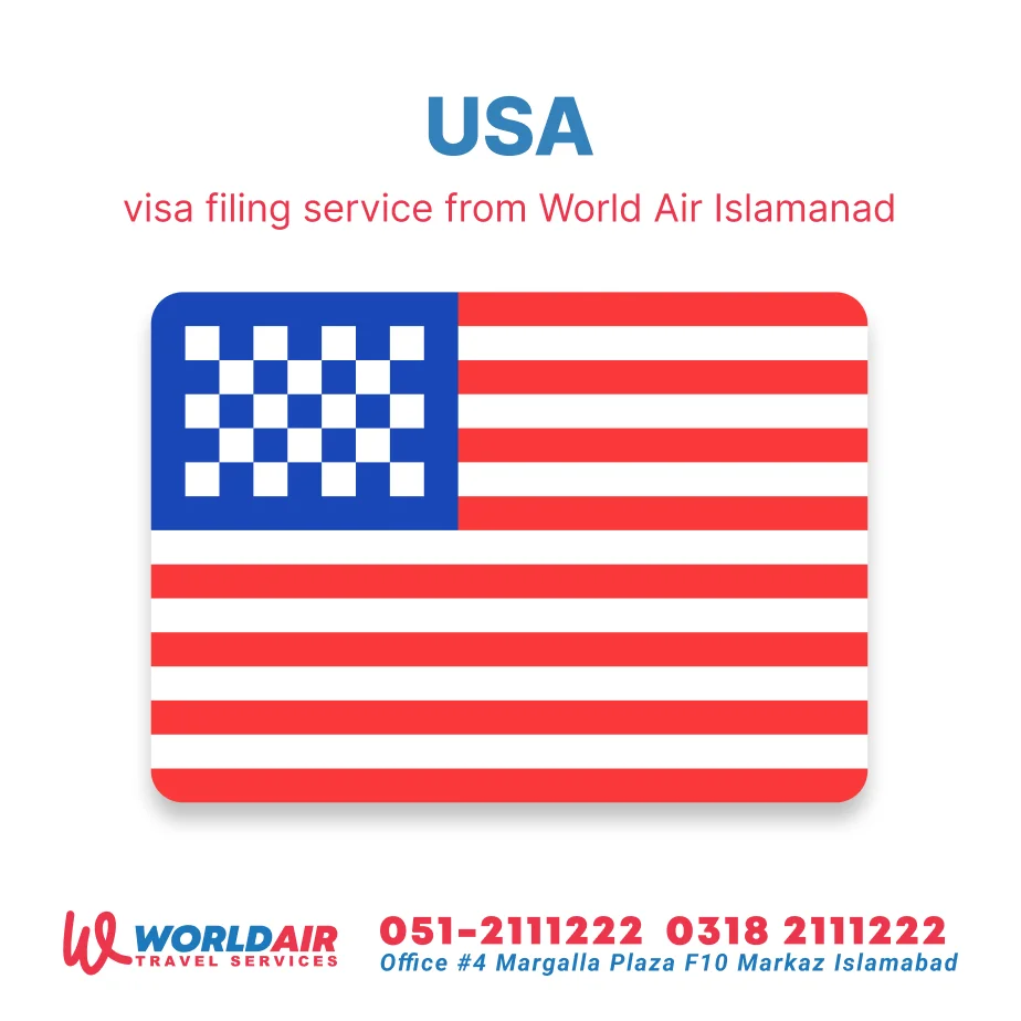 USA Visit Visa Filing from World Air Travel Services